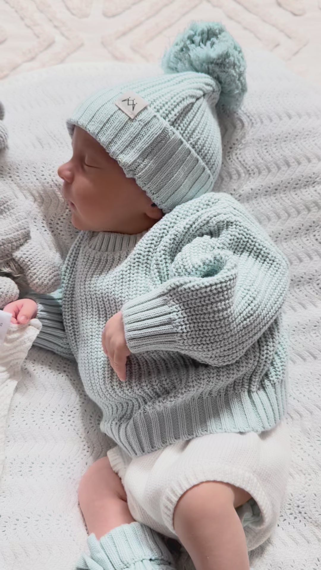 Chunky Knit Jumper - Stormy Blue