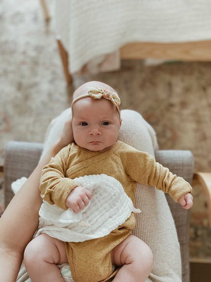 Organic Cotton Gauze Blanket and two Pack Wash Burp Cloth Bundle