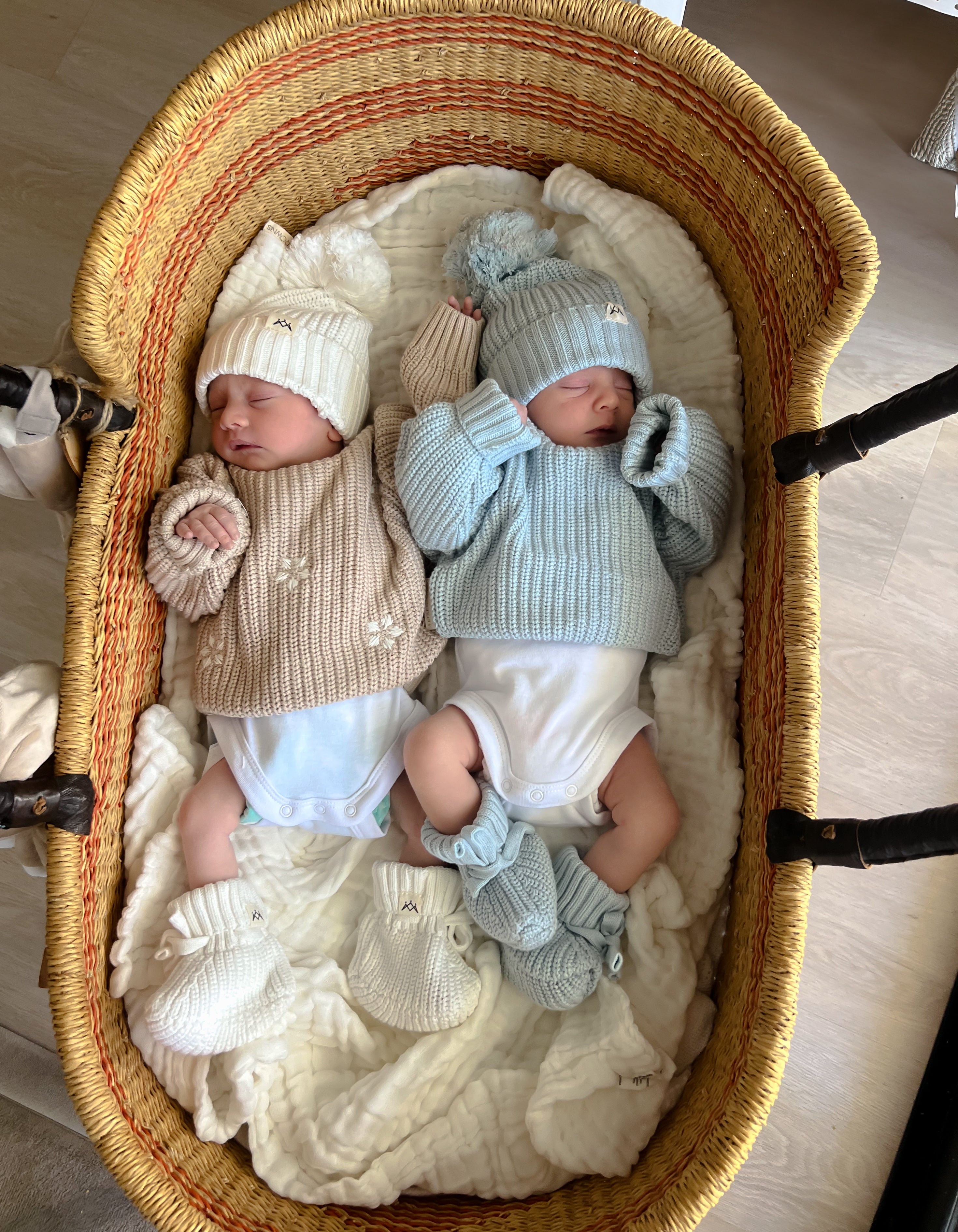 Chunky Knit Jumper - Flowers