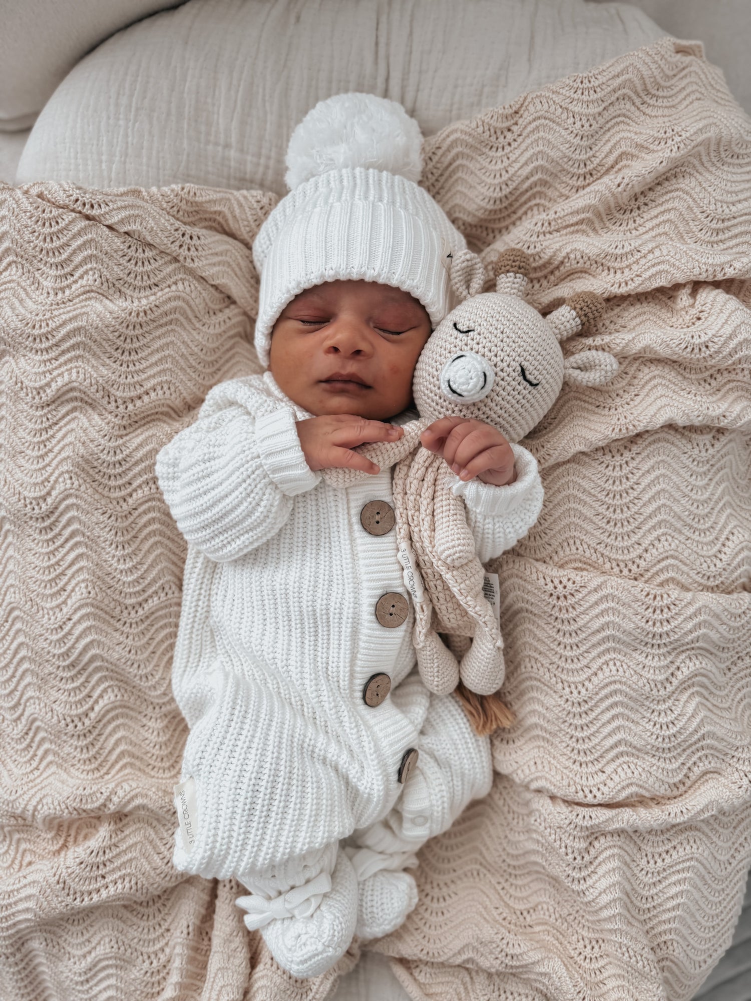 Knitted Romper - Ivory