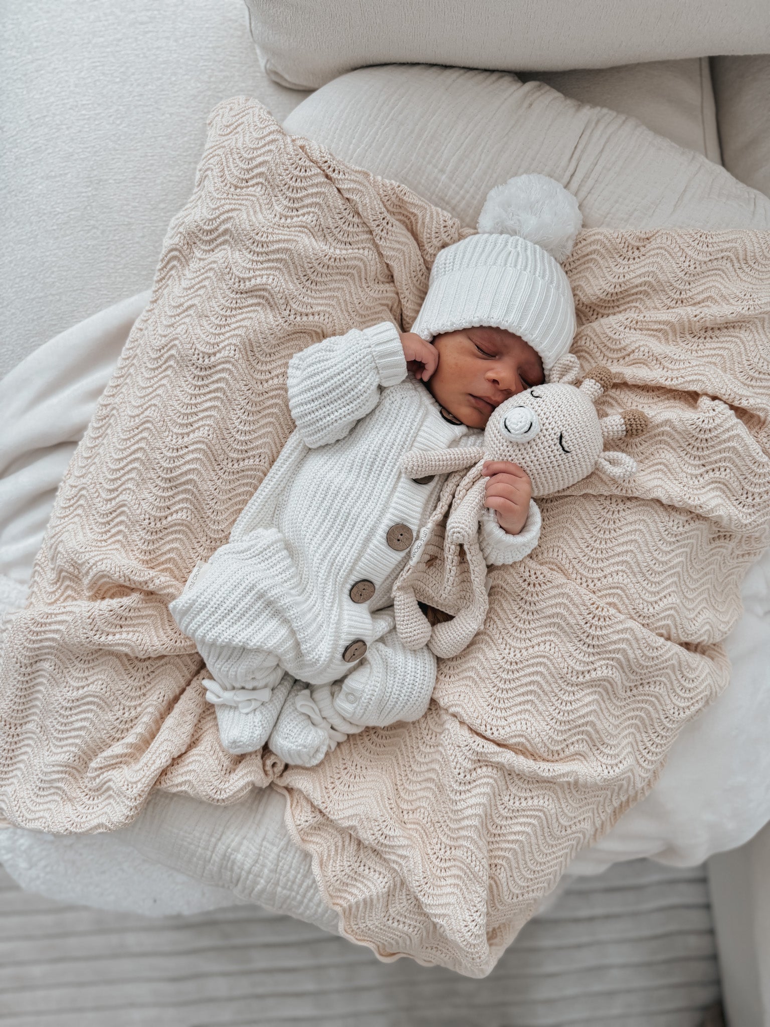 Knitted Romper - Ivory