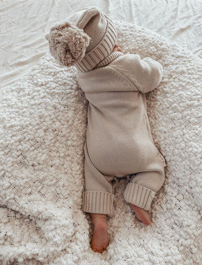Knitted Beanie Mushroom