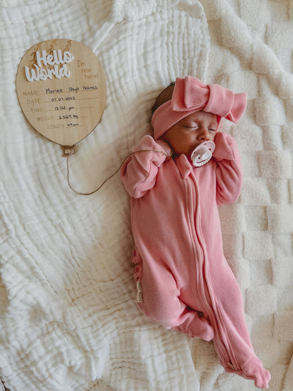 Birth Announcement Bundle - Baby Girl