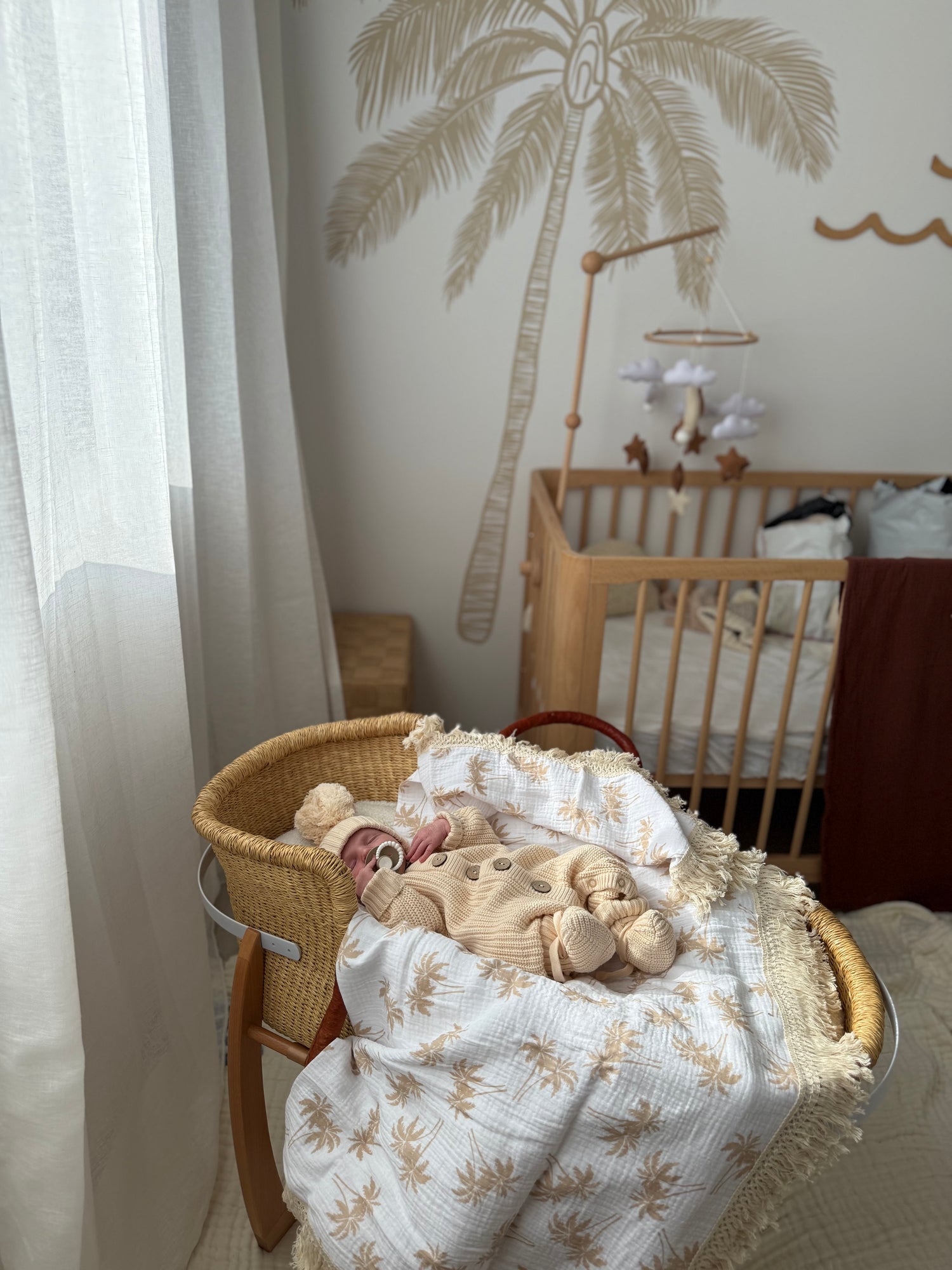 Knitted Romper - Oat