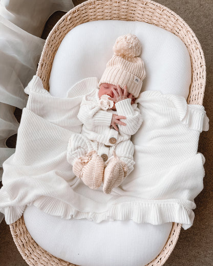 Knitted Romper - Ivory