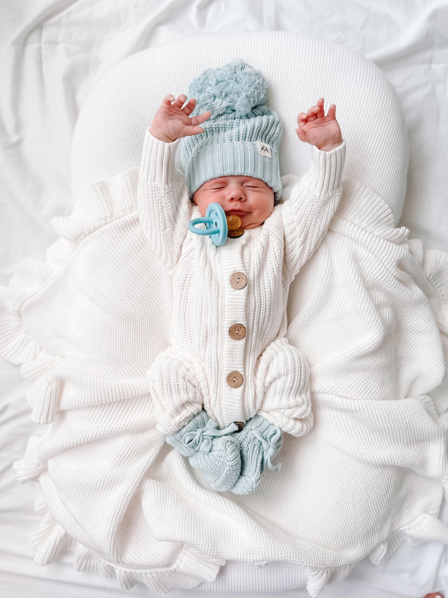 Knitted Romper - Ivory