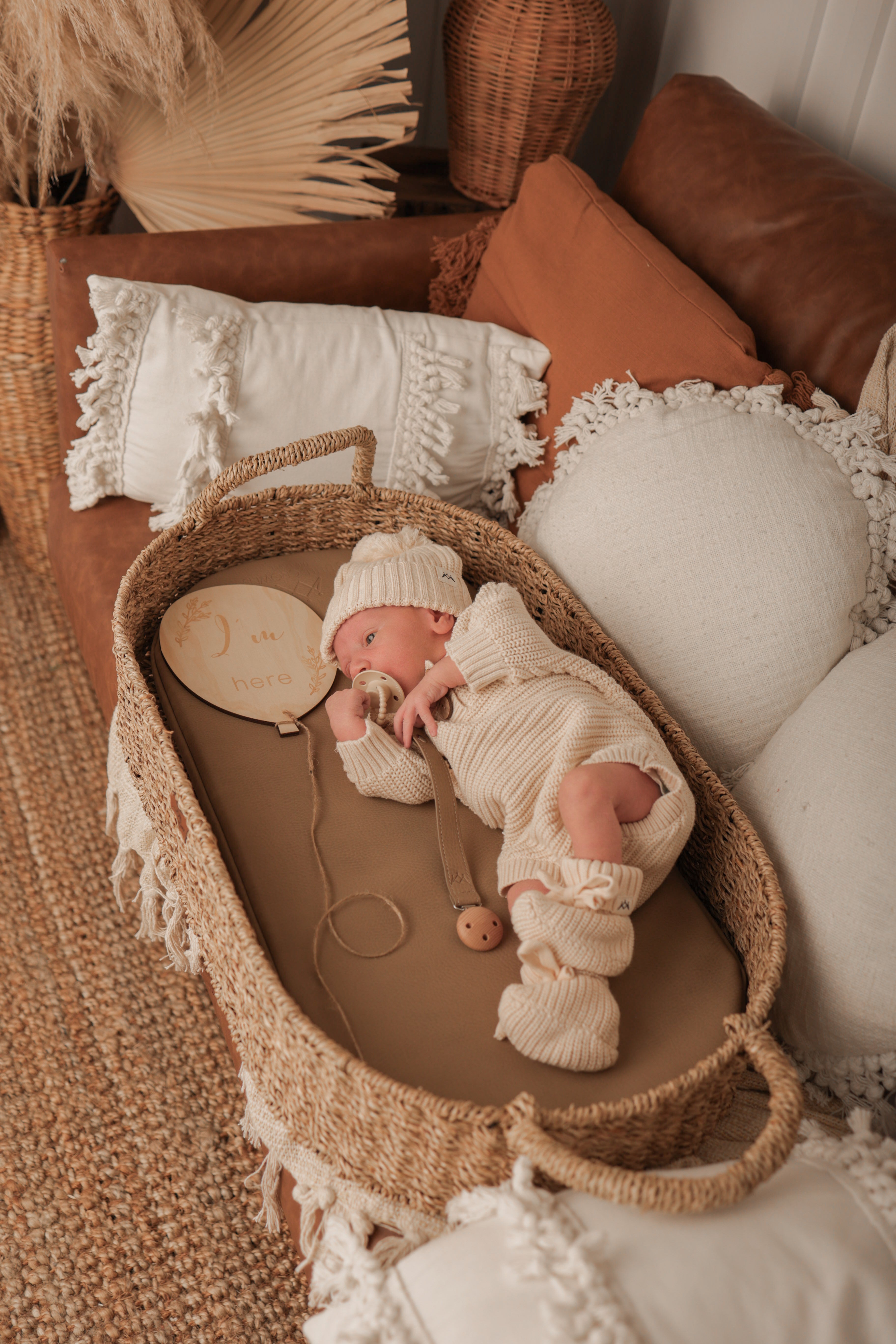 Textured Knit Bodysuit - Oat