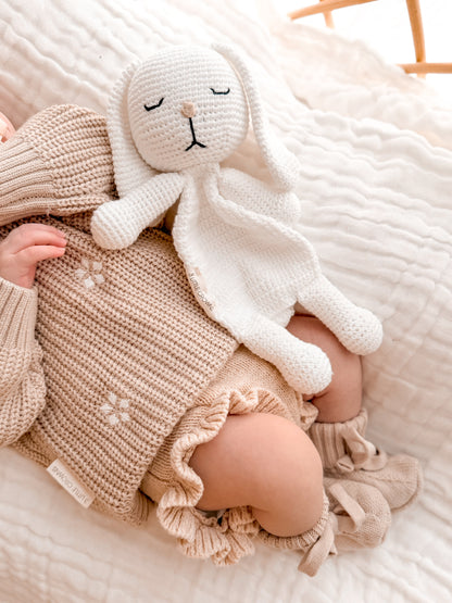 Chunky Knit Jumper - Flowers