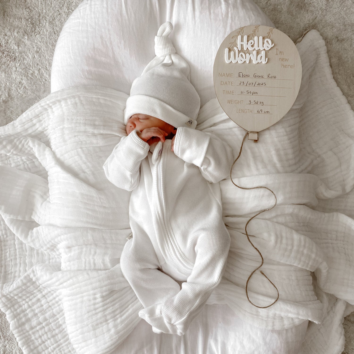 Announcement Plaque - Balloon