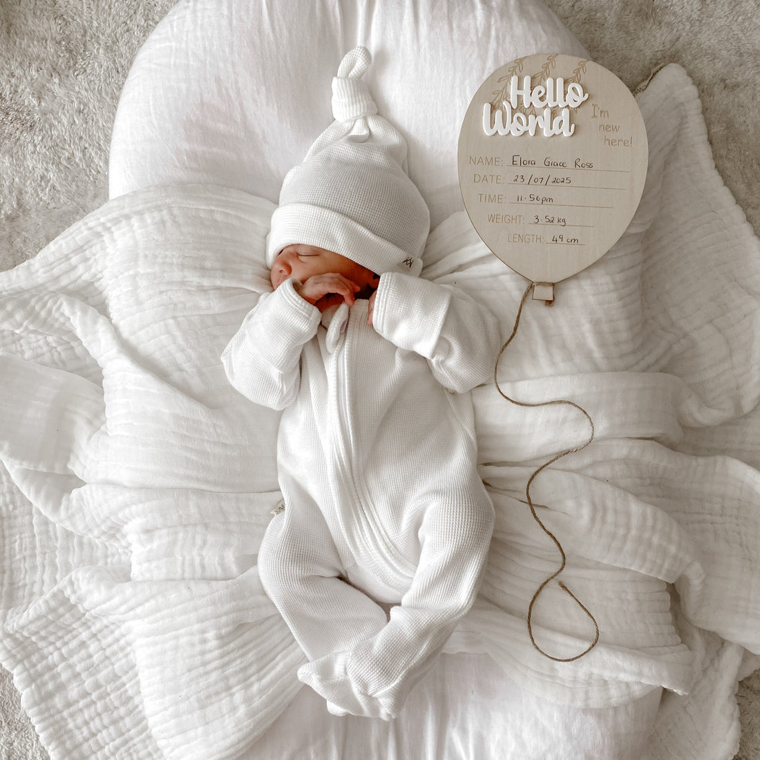 Birth Announcement Bundle - Surprise Baby