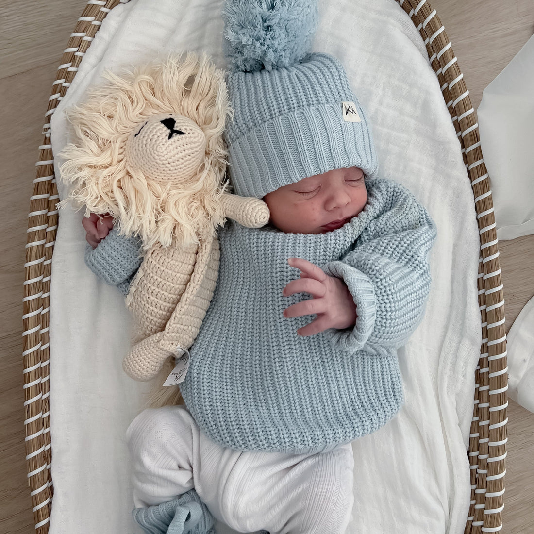 Chunky Knit Jumper - Stormy Blue