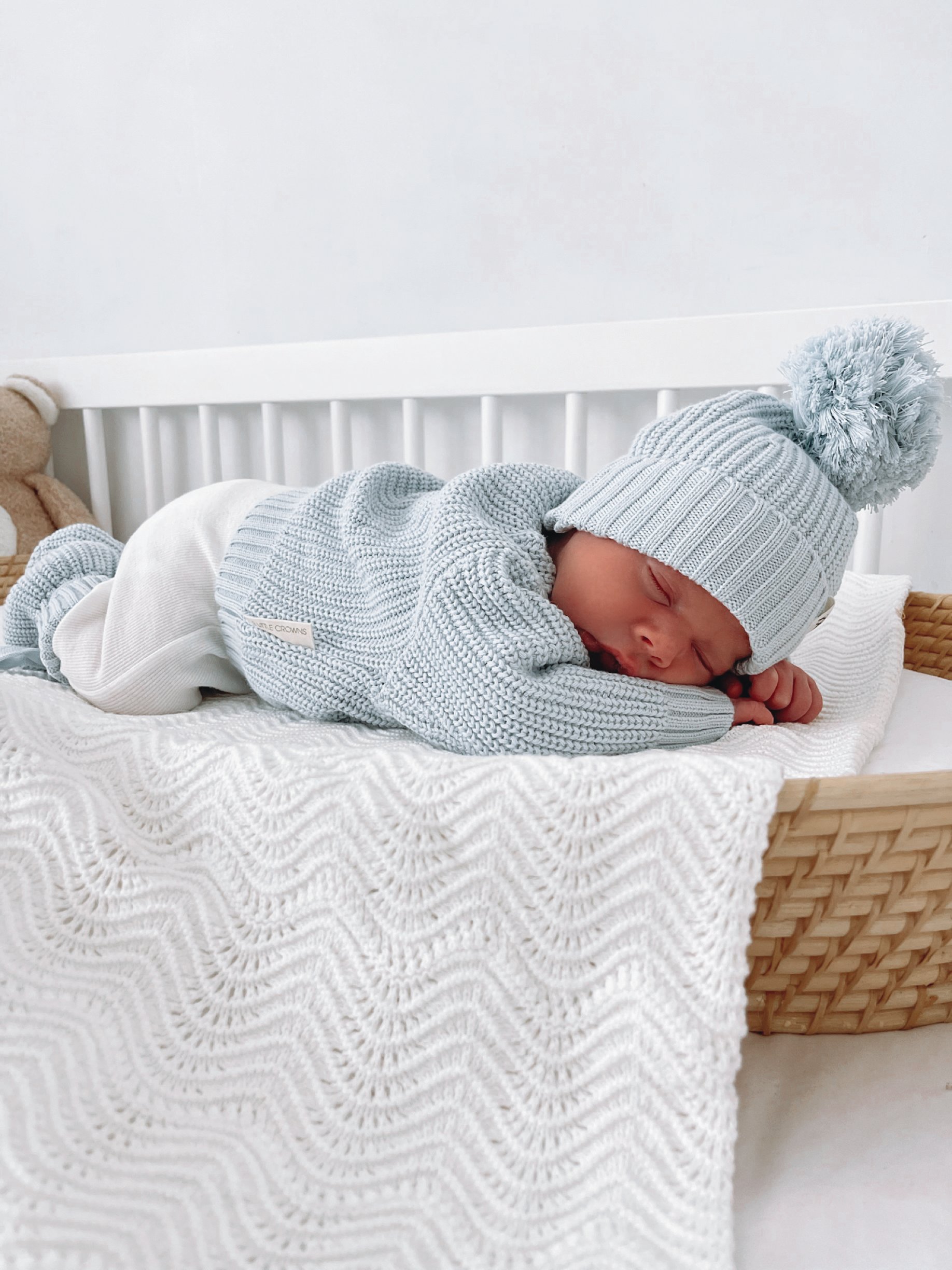 Chunky Knit Jumper - Stormy Blue